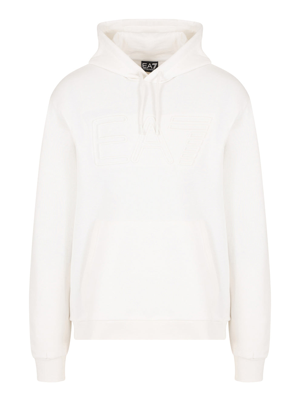 Felpa Cappuccio Ea7 da Uomo - Bianco
