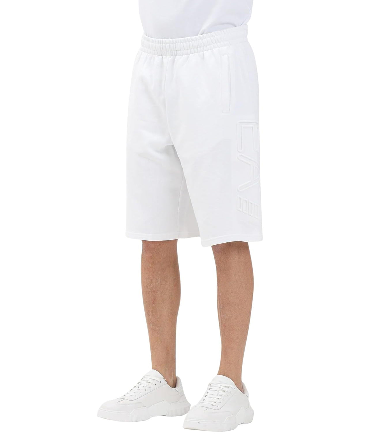 Ea7 Emporio Armani Bermuda Uomo Mod. 7M000153 AF10432 U0002 WHITE Bianco