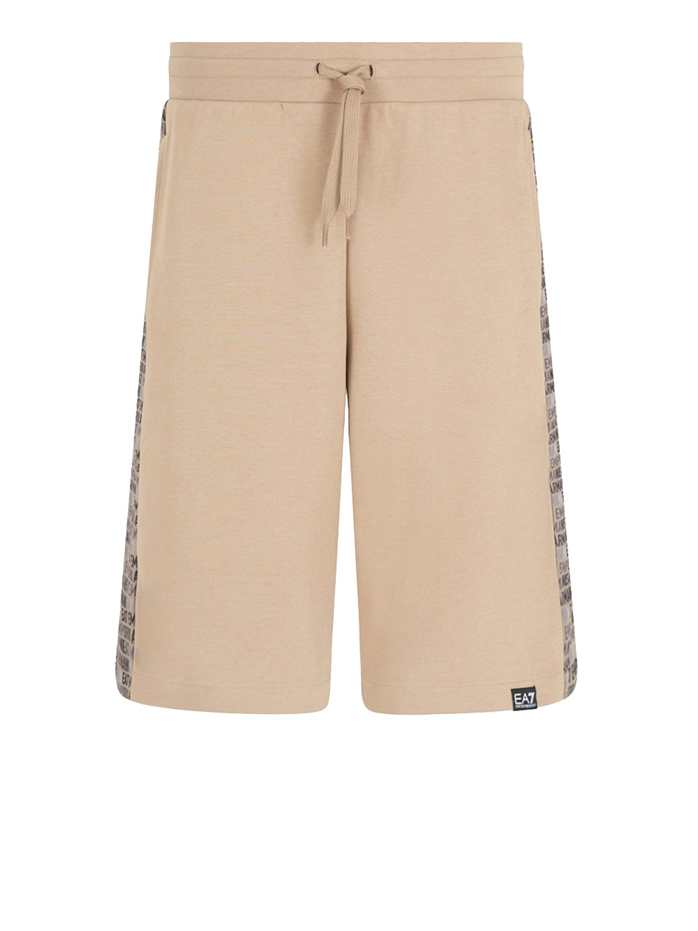 Bermuda Casual Ea7 da Uomo - Marrone Beige