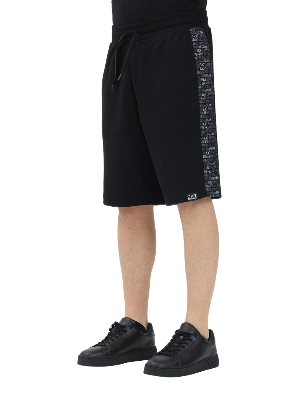Bermuda Casual Ea7 da Uomo - Nero