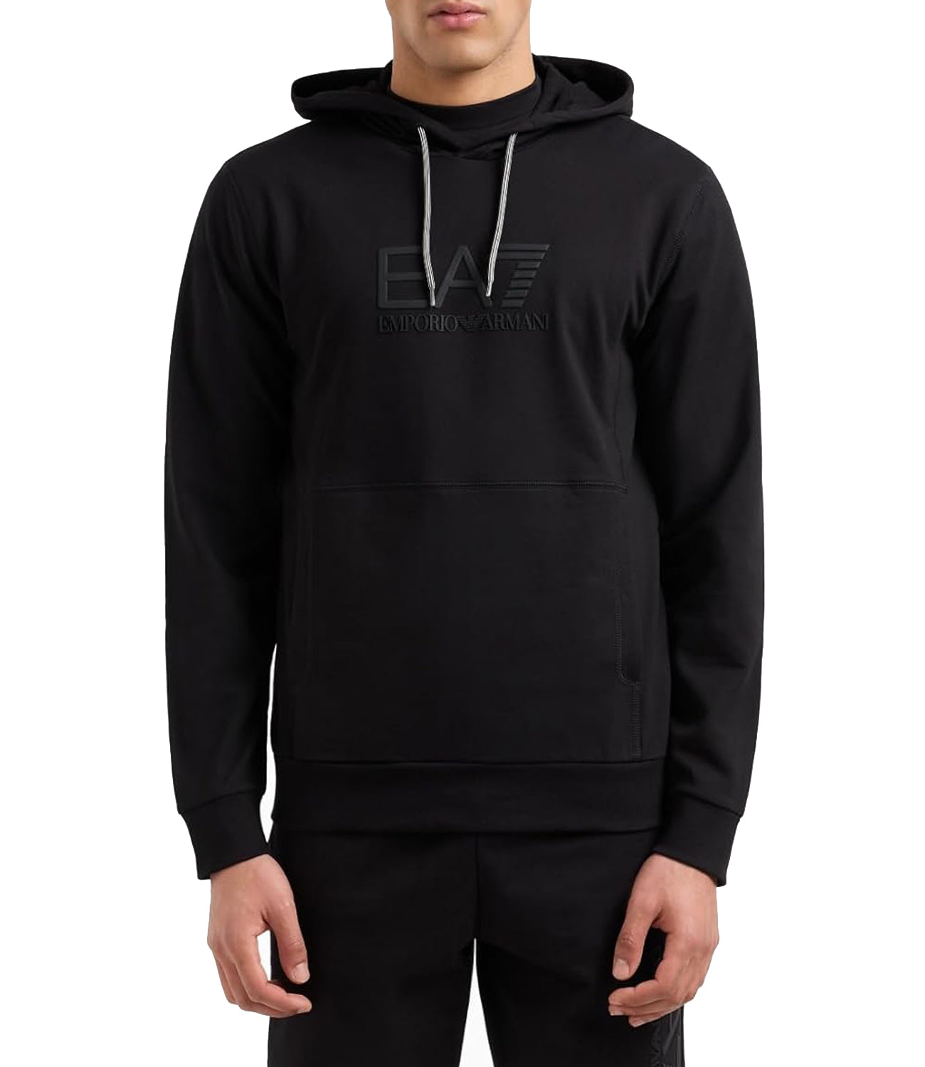Ea7 Emporio Armani Felpa cappuccio Uomo Mod. 7M000230 AF13512 UC001 Black Nero