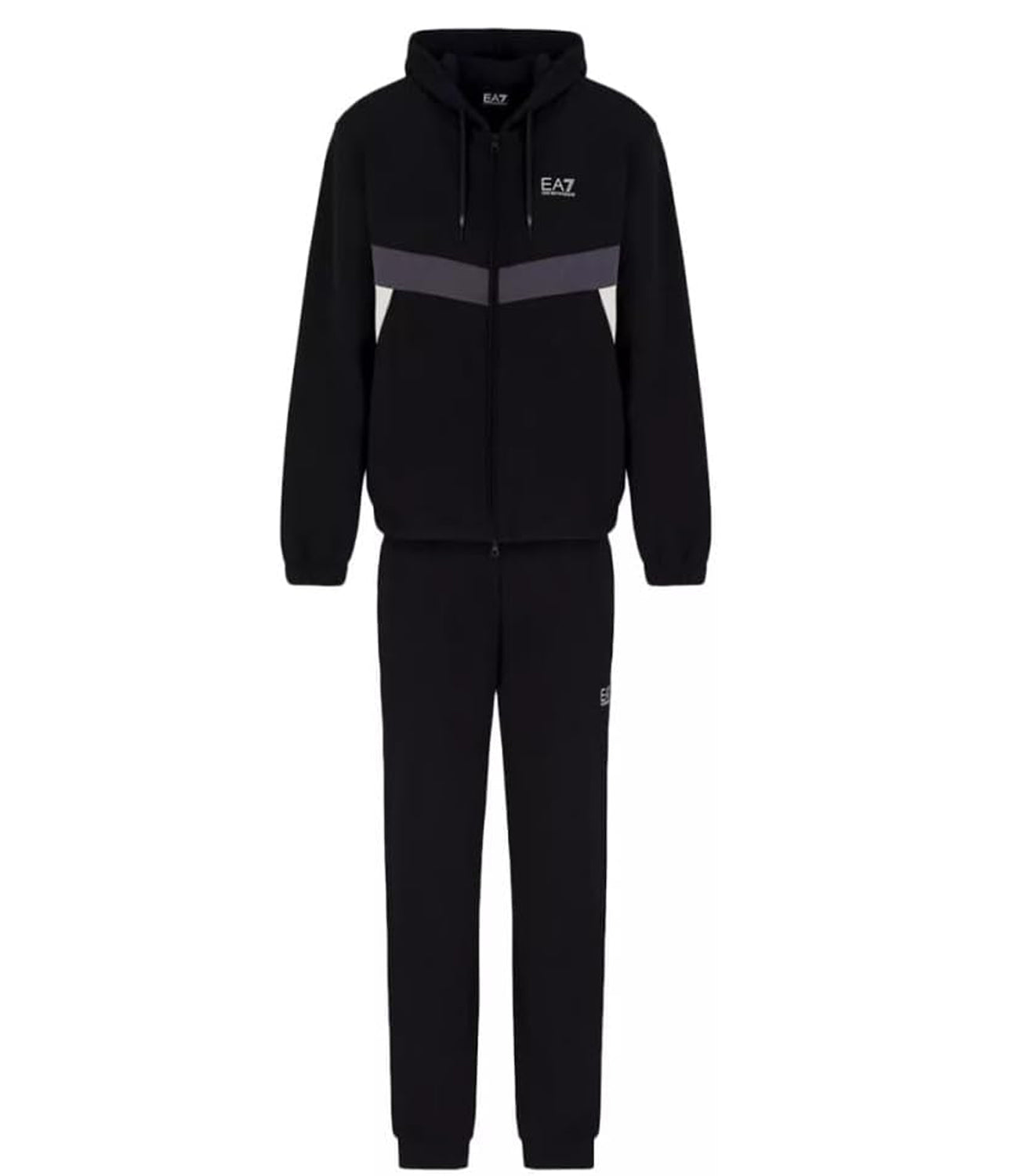 Ea7 Emporio Armani Tuta Uomo Mod. 7M000283 AF12660 UC001 BLACK Nero