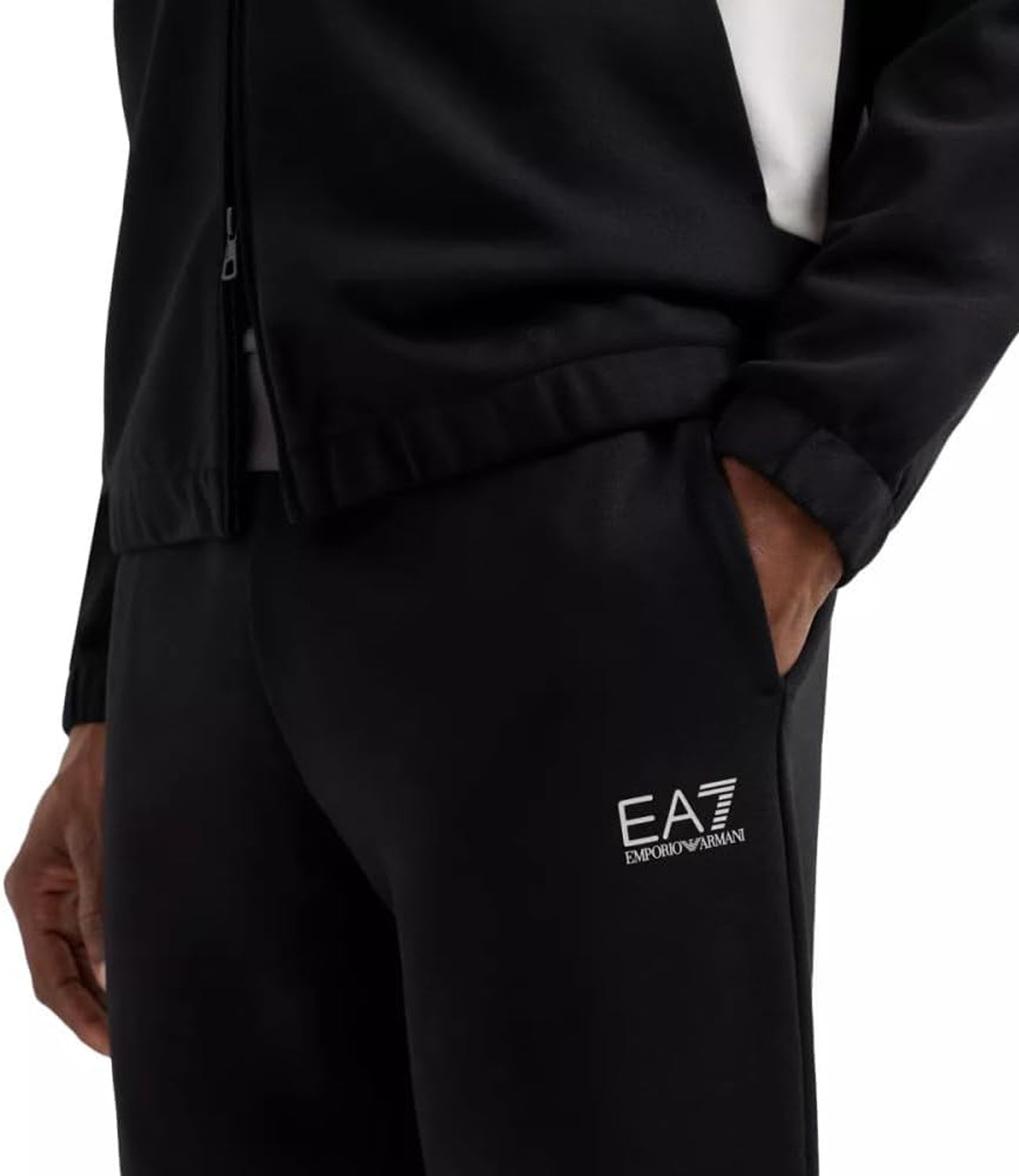 Ea7 Emporio Armani Tuta Uomo Mod. 7M000283 AF12660 UC001 BLACK Nero