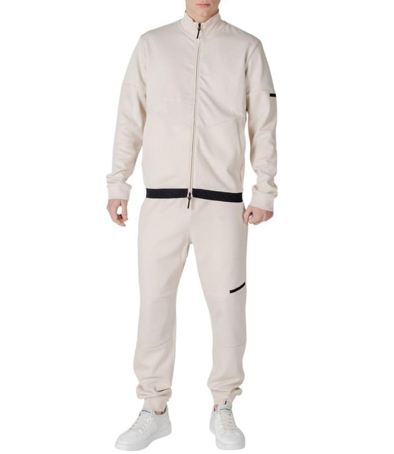 Ea7 Emporio Armani Tuta Uomo Mod. 7M000328 AF12660 U1112 Ghiaccio Bianco
