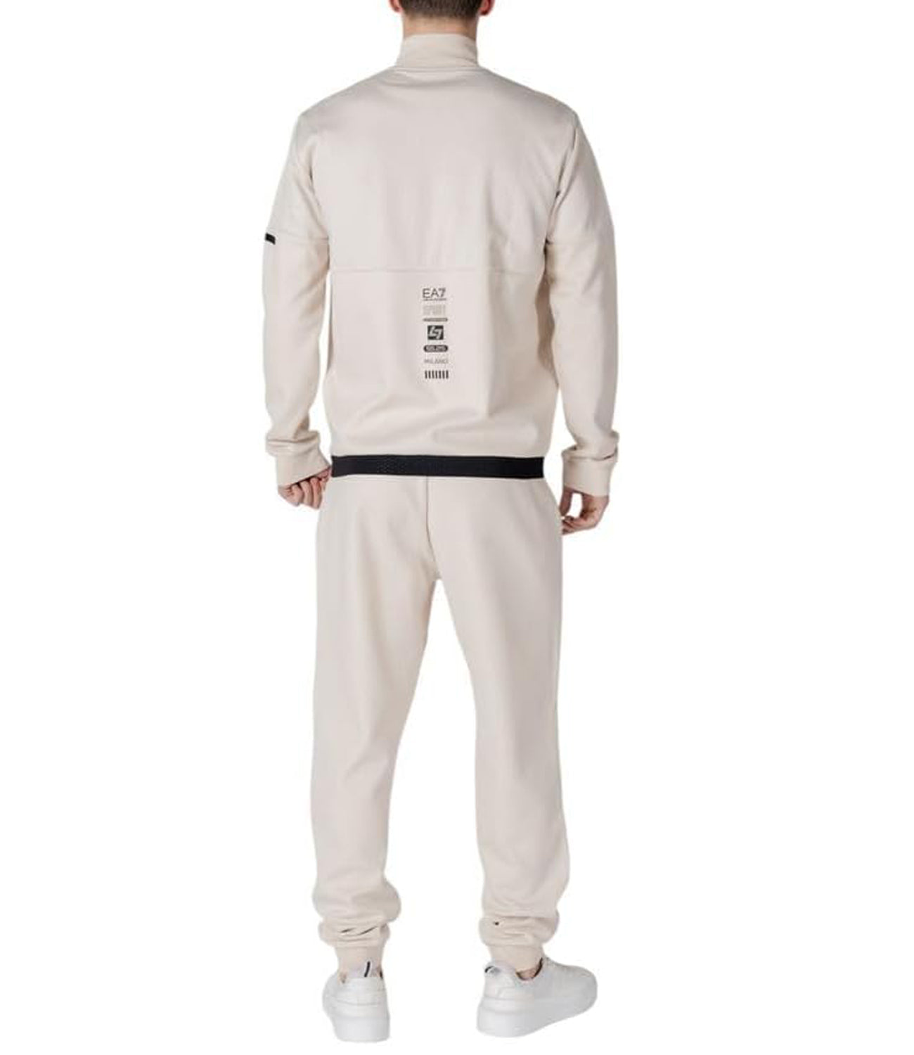 Ea7 Emporio Armani Tuta Uomo Mod. 7M000328 AF12660 U1112 Ghiaccio Bianco