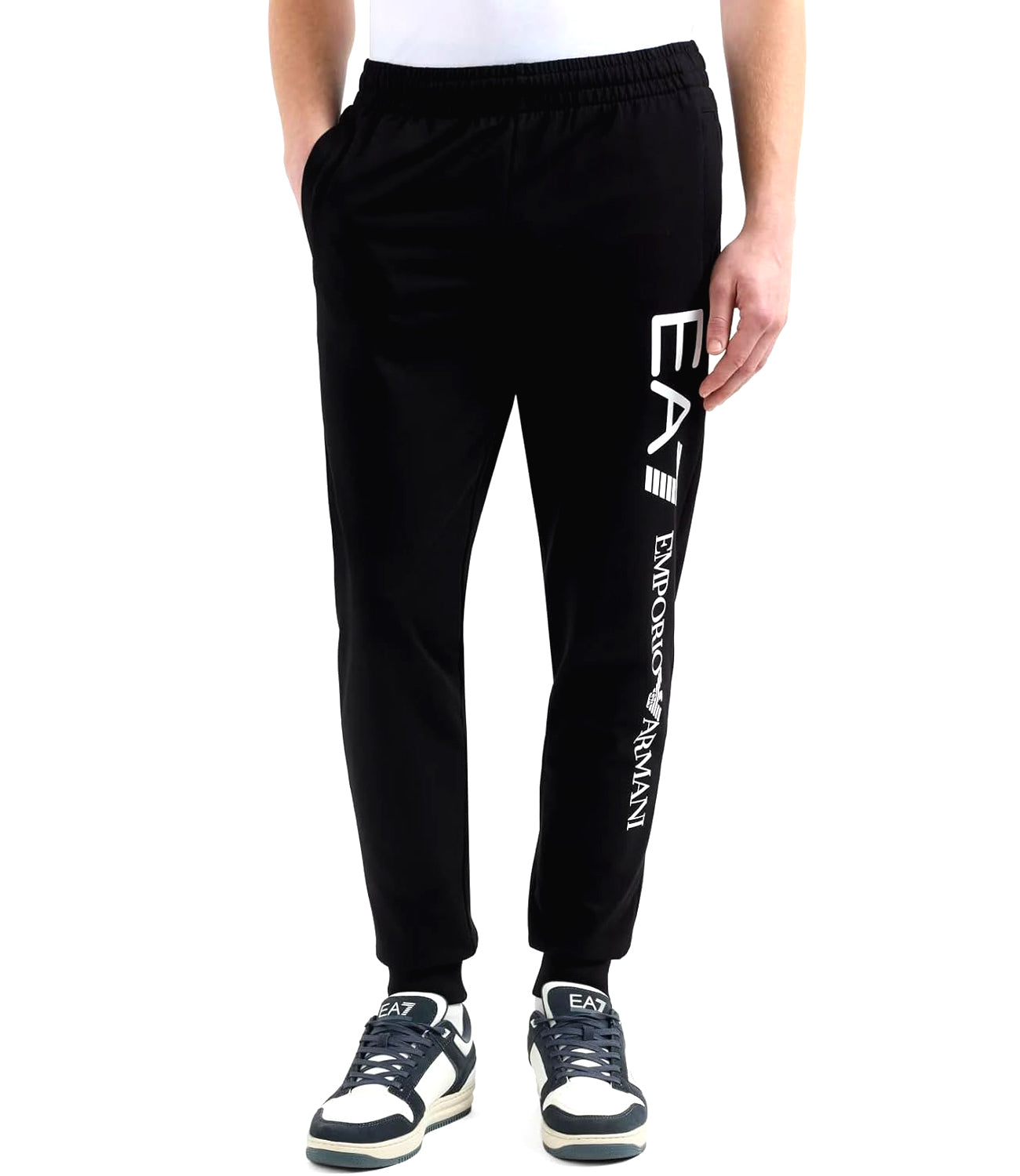 Ea7 Emporio Armani Pantalone joggers Uomo Mod. 7M000571 AF13512 MC001 Black Nero