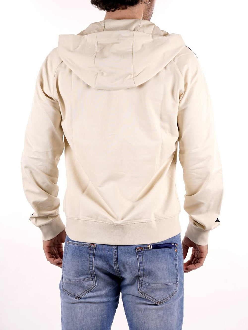 Felpa Zip Ea7 da Uomo - Avorio