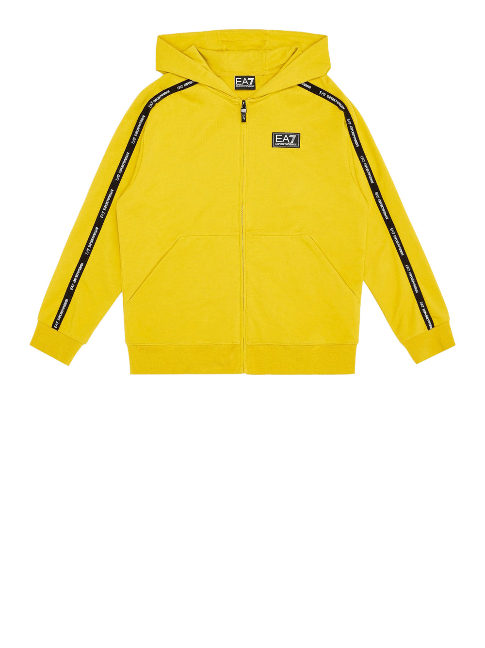 Felpa Zip Ea7 da Uomo - Giallo