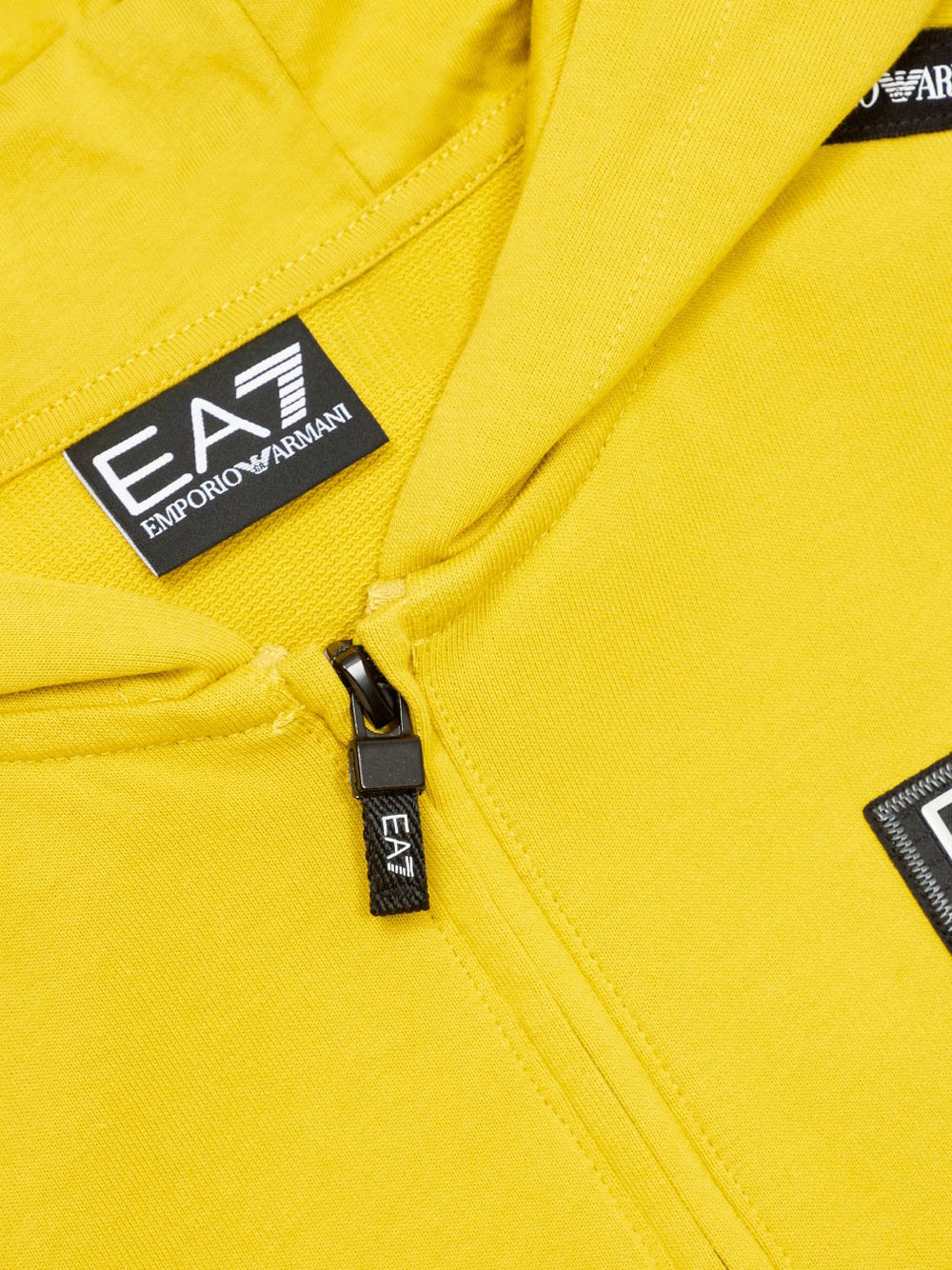 Felpa Zip Ea7 da Uomo - Giallo