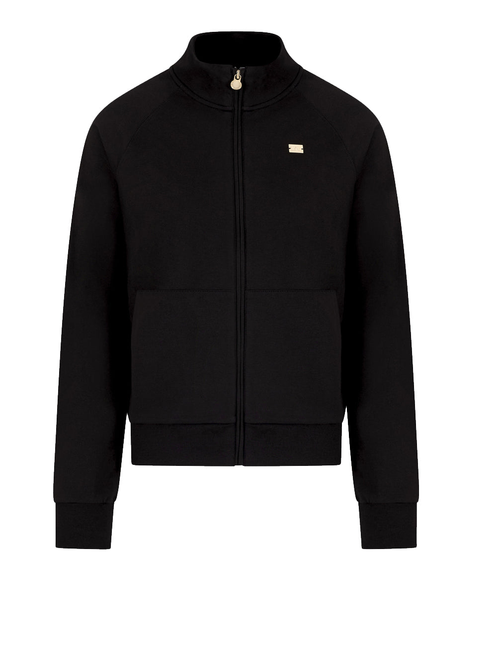 Felpa Zip Ea7 da Donna - Nero