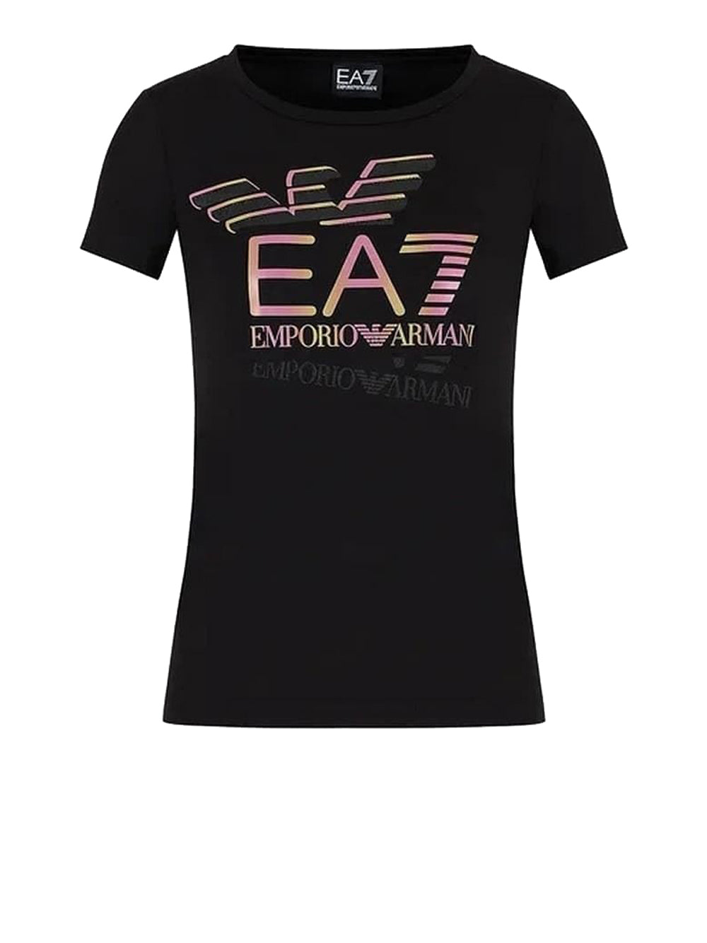 T-shirt Ea7 da Donna - Nero