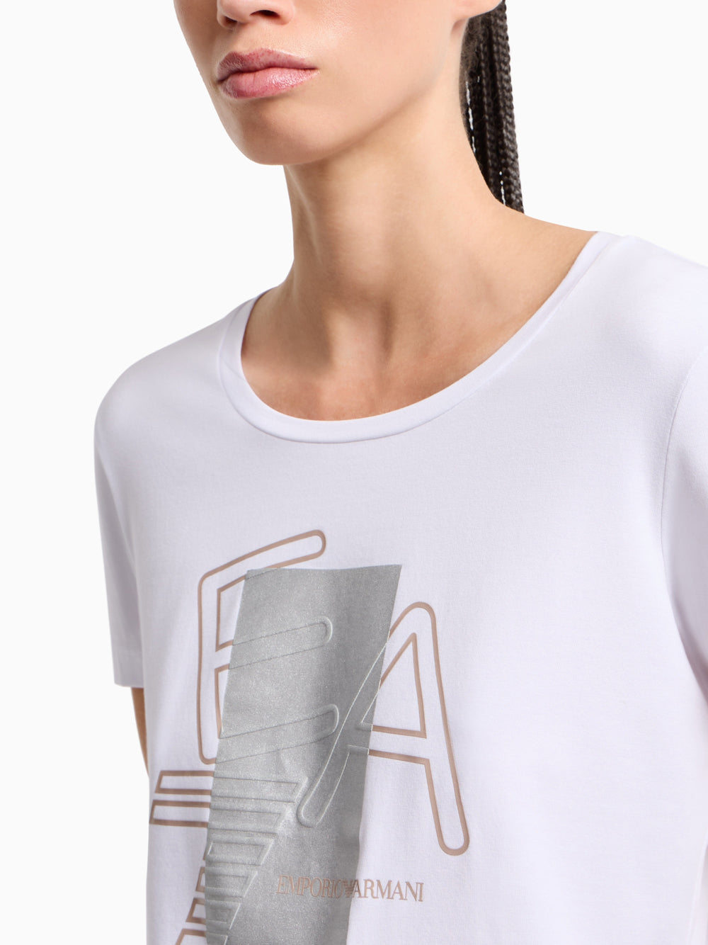 T-shirt Ea7 da Donna - Bianco