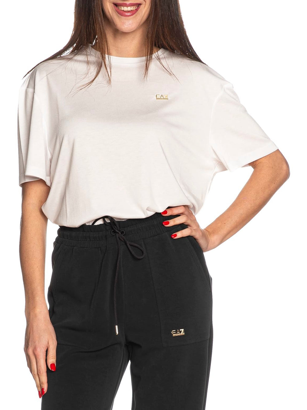 T-shirt Ea7 da Donna - Bianco