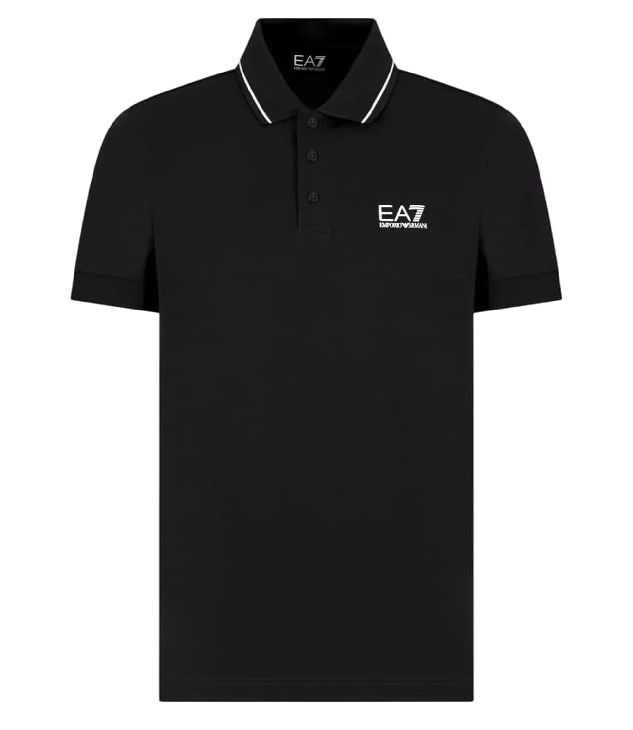 Ea7 Emporio Armani Polo Maniche Corte Uomo Mod. 8NPF16 PJVUZ 1200 Black Nero