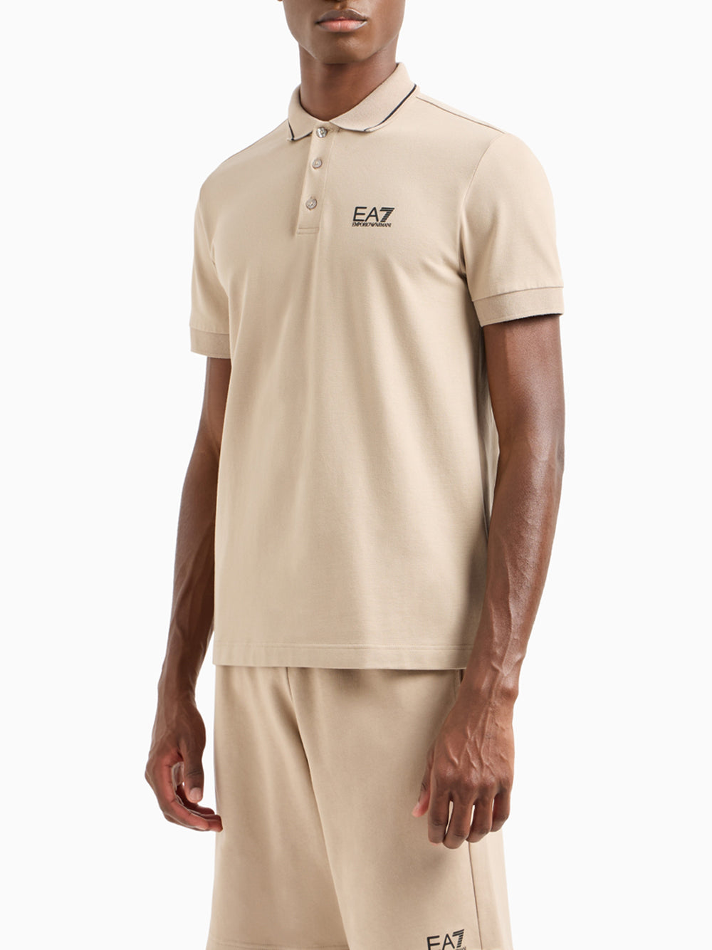 Polo Ea7 da Uomo - Beige