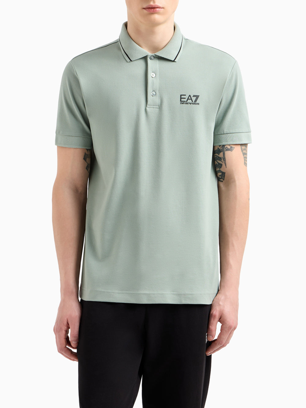 Polo Ea7 da Uomo - Verde