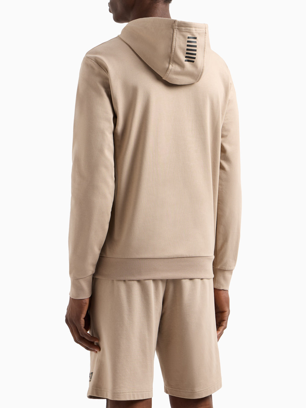 Felpa Cappuccio Ea7 da Uomo - Beige