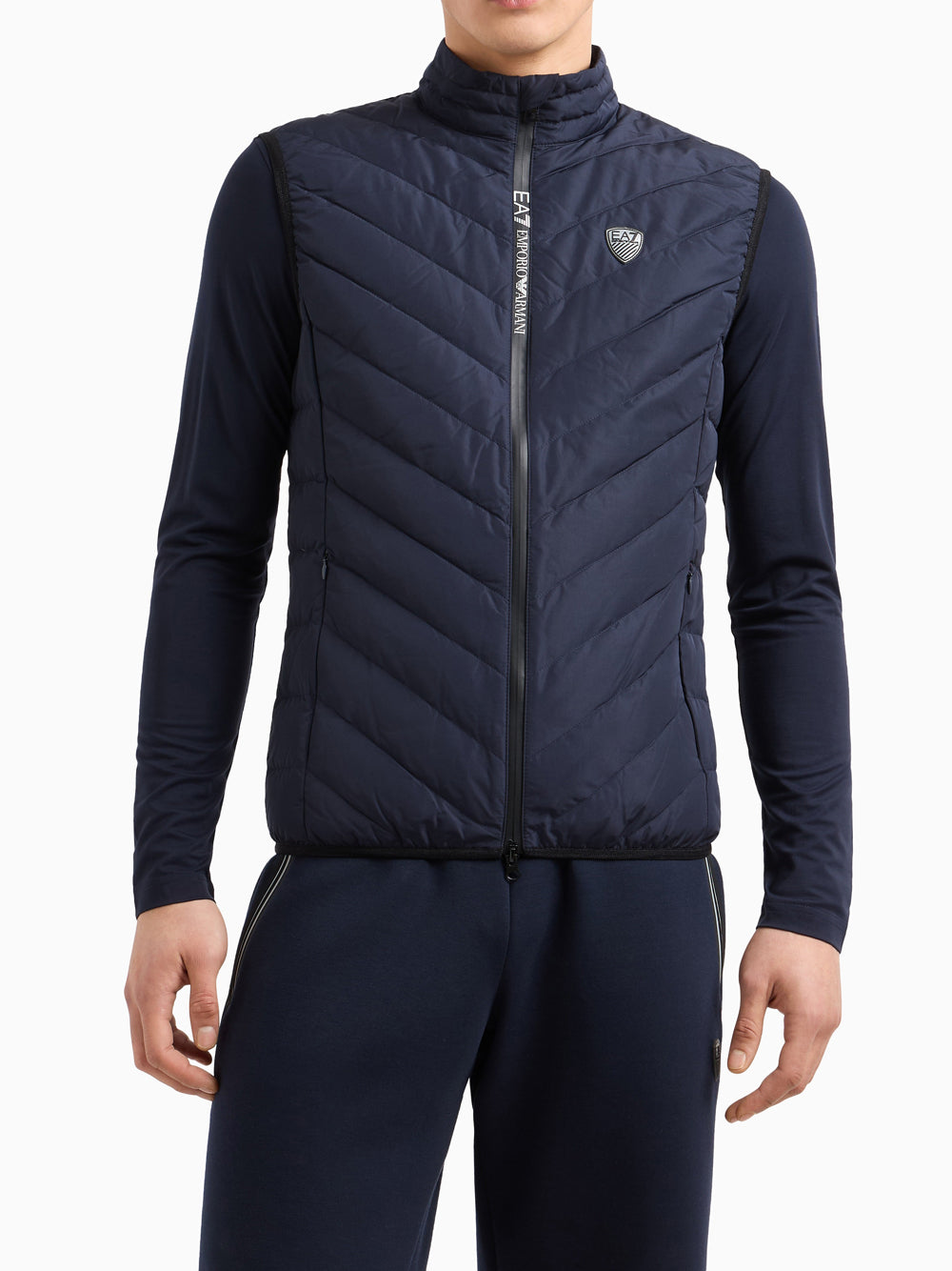 Smanicato Ea7 da Uomo - Blu