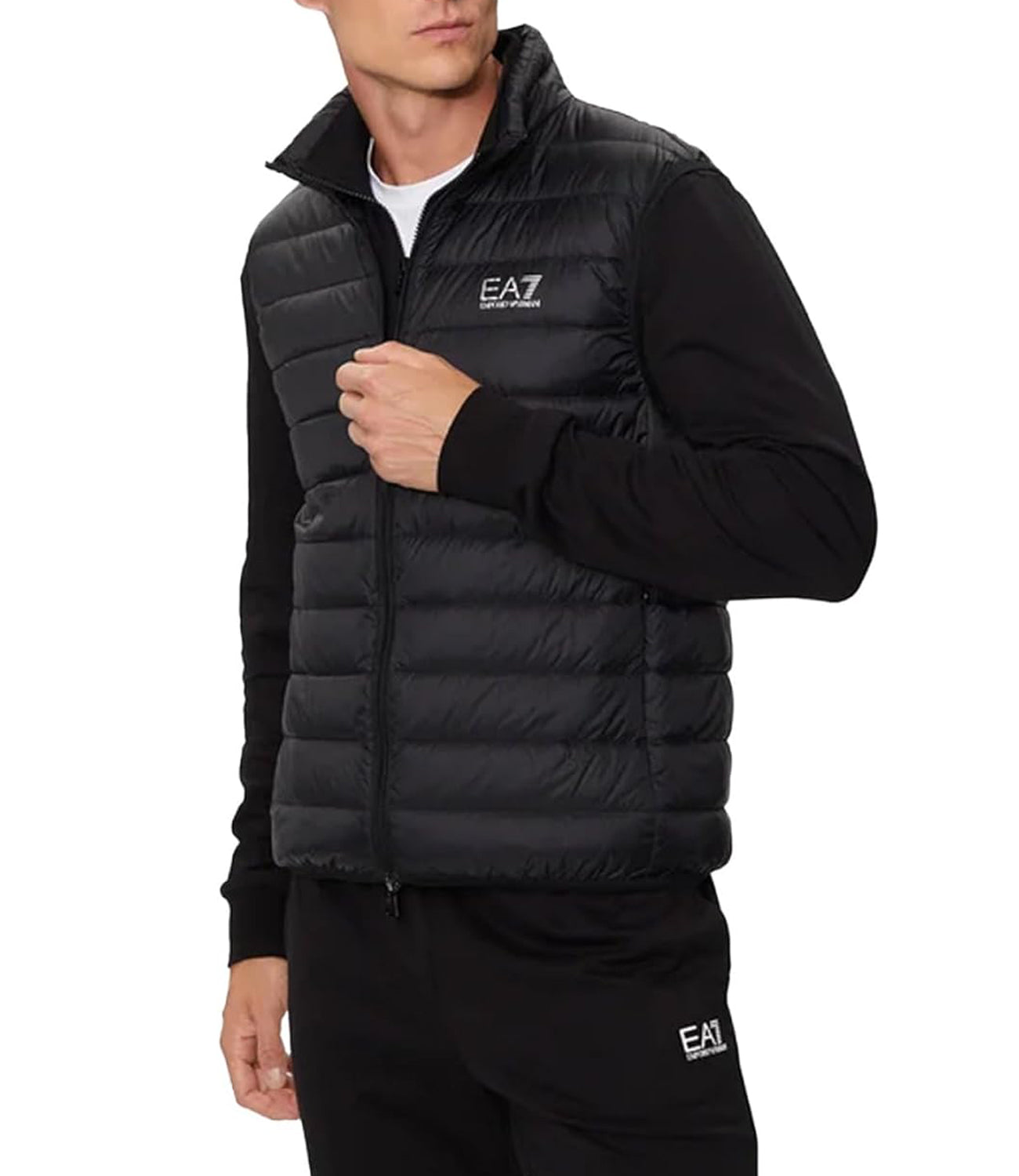 Ea7 Emporio Armani Smanicato Uomo Mod. 8NPQ06 PNGPZ 1200 Nero