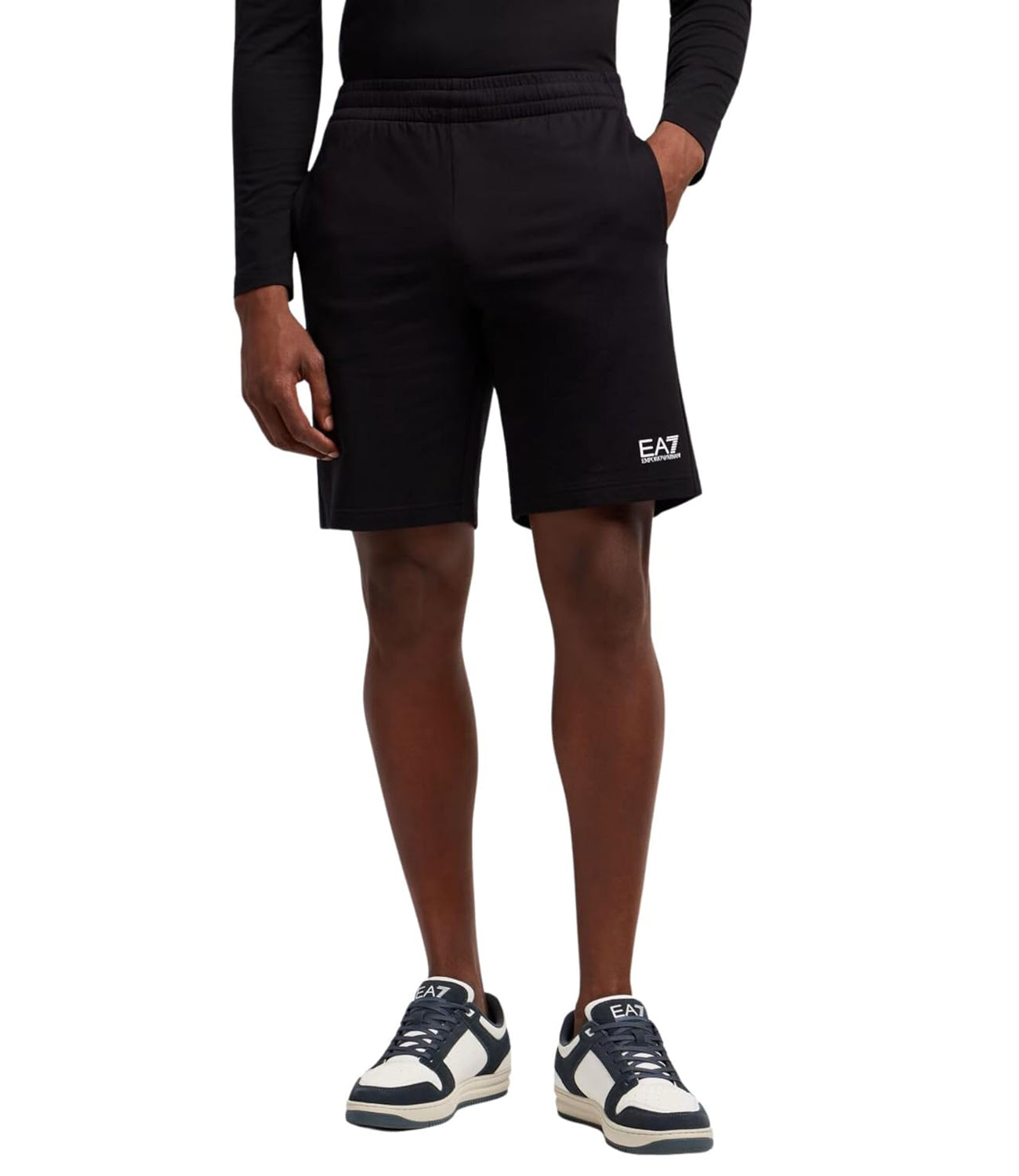 Ea7 Emporio Armani Bermuda Uomo Mod. 8NPS65 PJURZ 1200 BLACK Nero