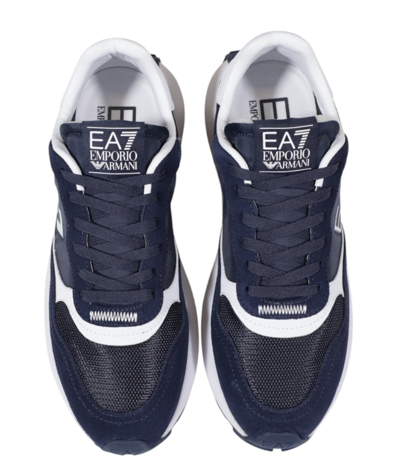Ea7 Emporio Armani Sneakers Unisex Mod. X8X186 XK401 U473 Blu