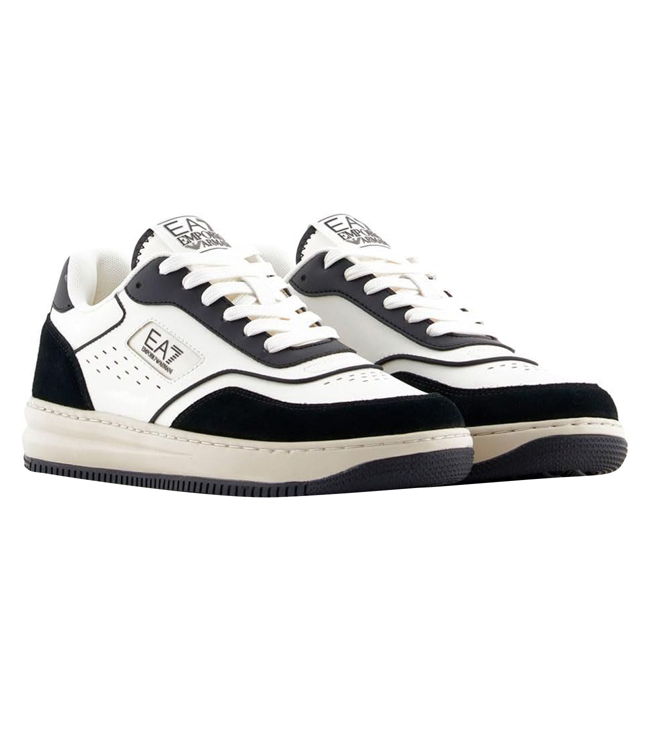 Ea7 Emporio Armani Sneakers Unisex Mod. X8X190 XK405 N814 White Bianco