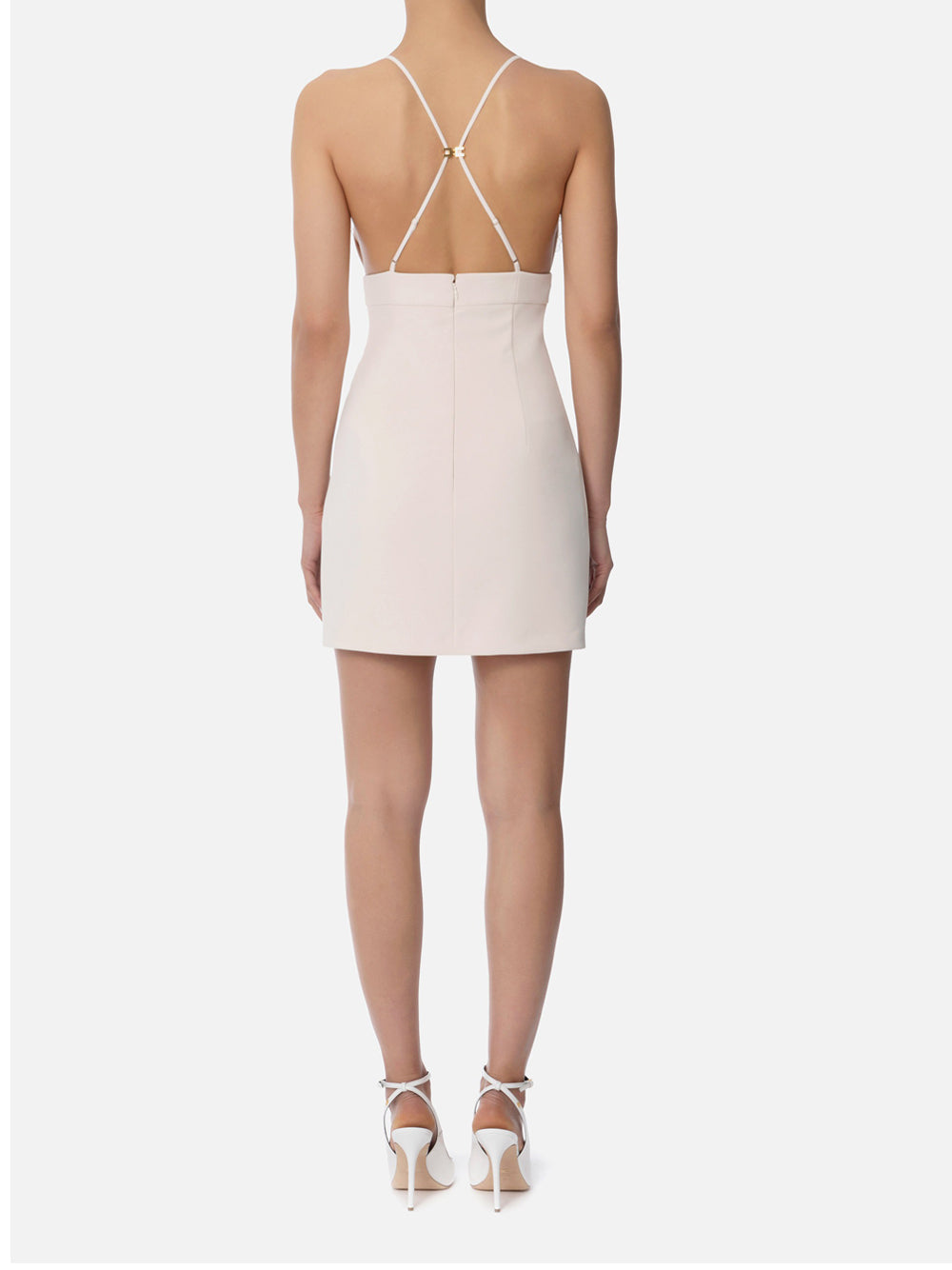 Vestito Mini Elisabetta Franchi da Donna - Burro Avorio