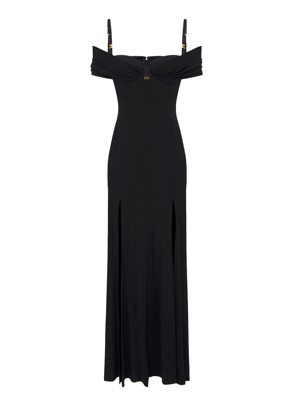 Vestito Longuette Elisabetta Franchi da Donna - Nero