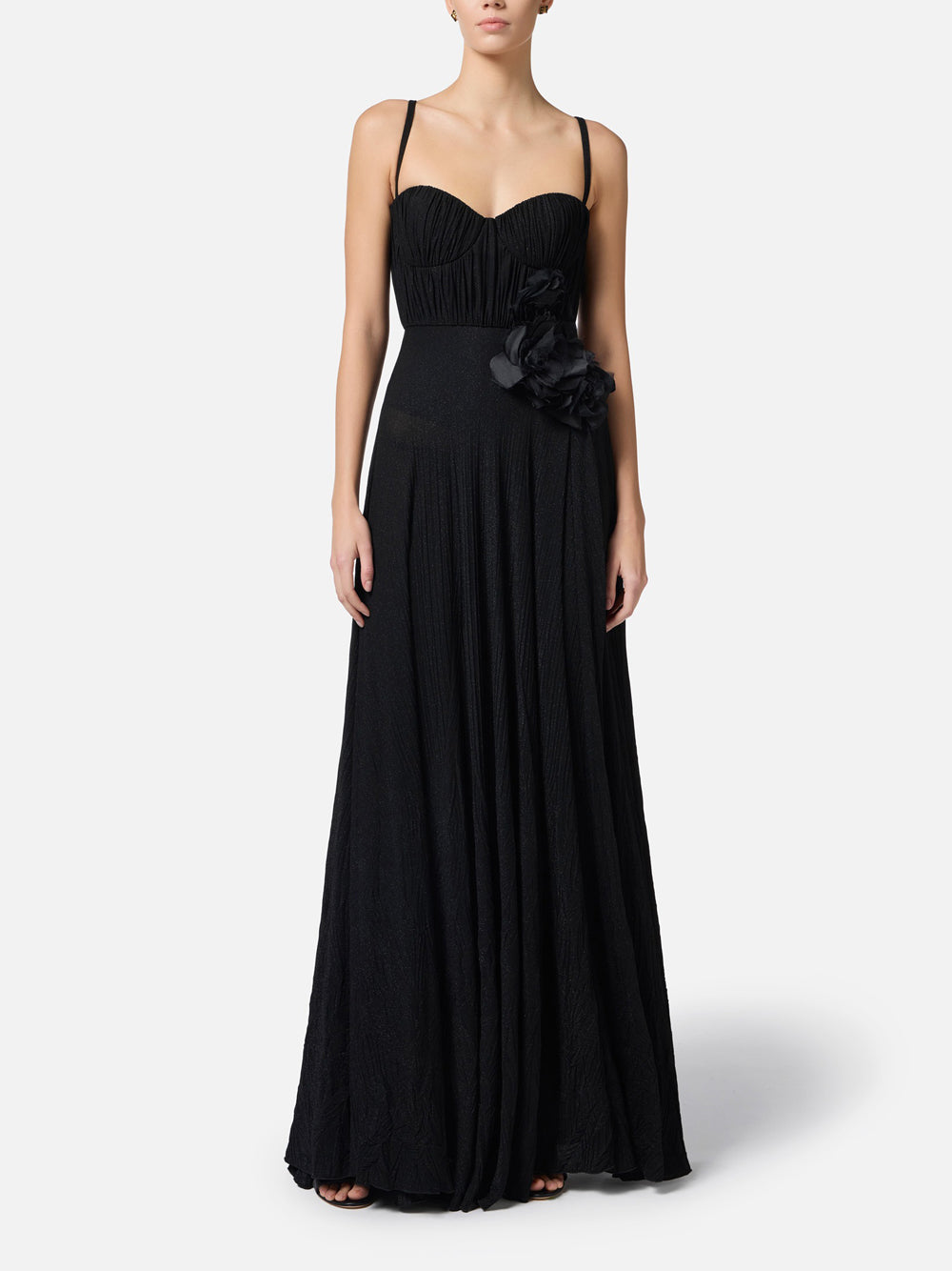 Vestito Longuette Elisabetta Franchi da Donna - Nero