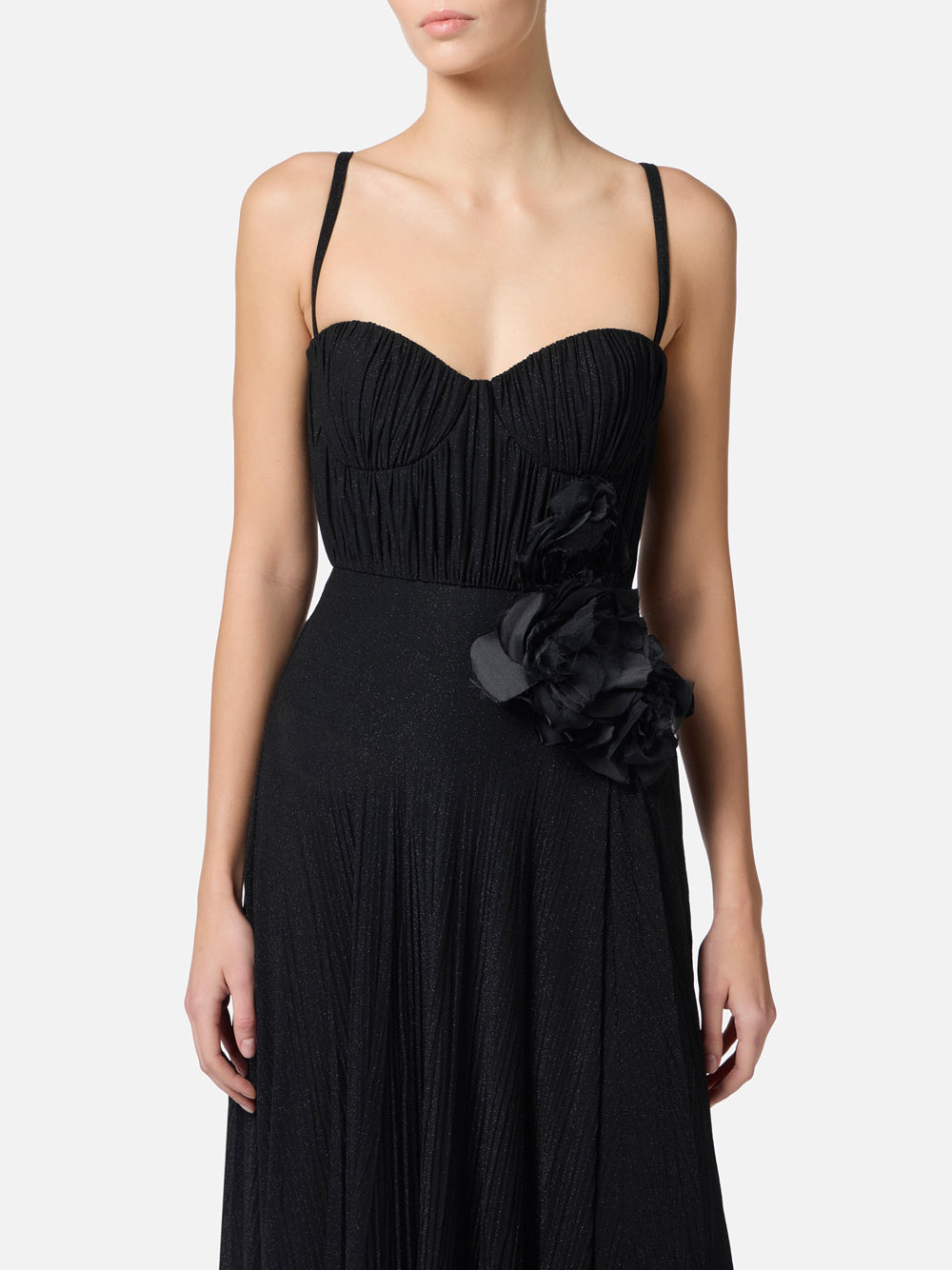 Vestito Longuette Elisabetta Franchi da Donna - Nero
