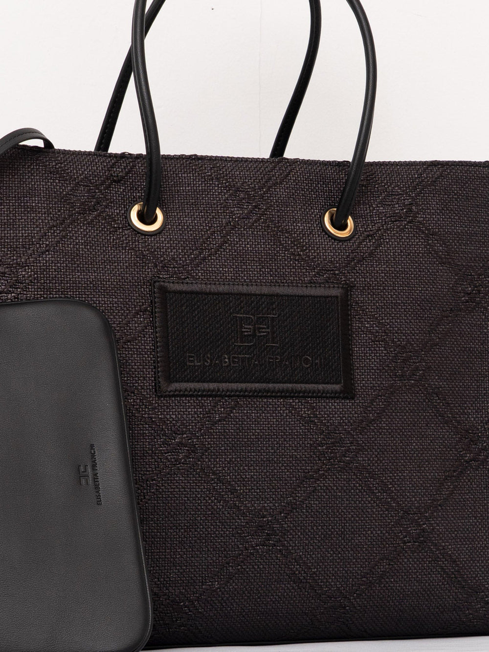 Borsa Shopper Elisabetta Franchi da Donna - Nero