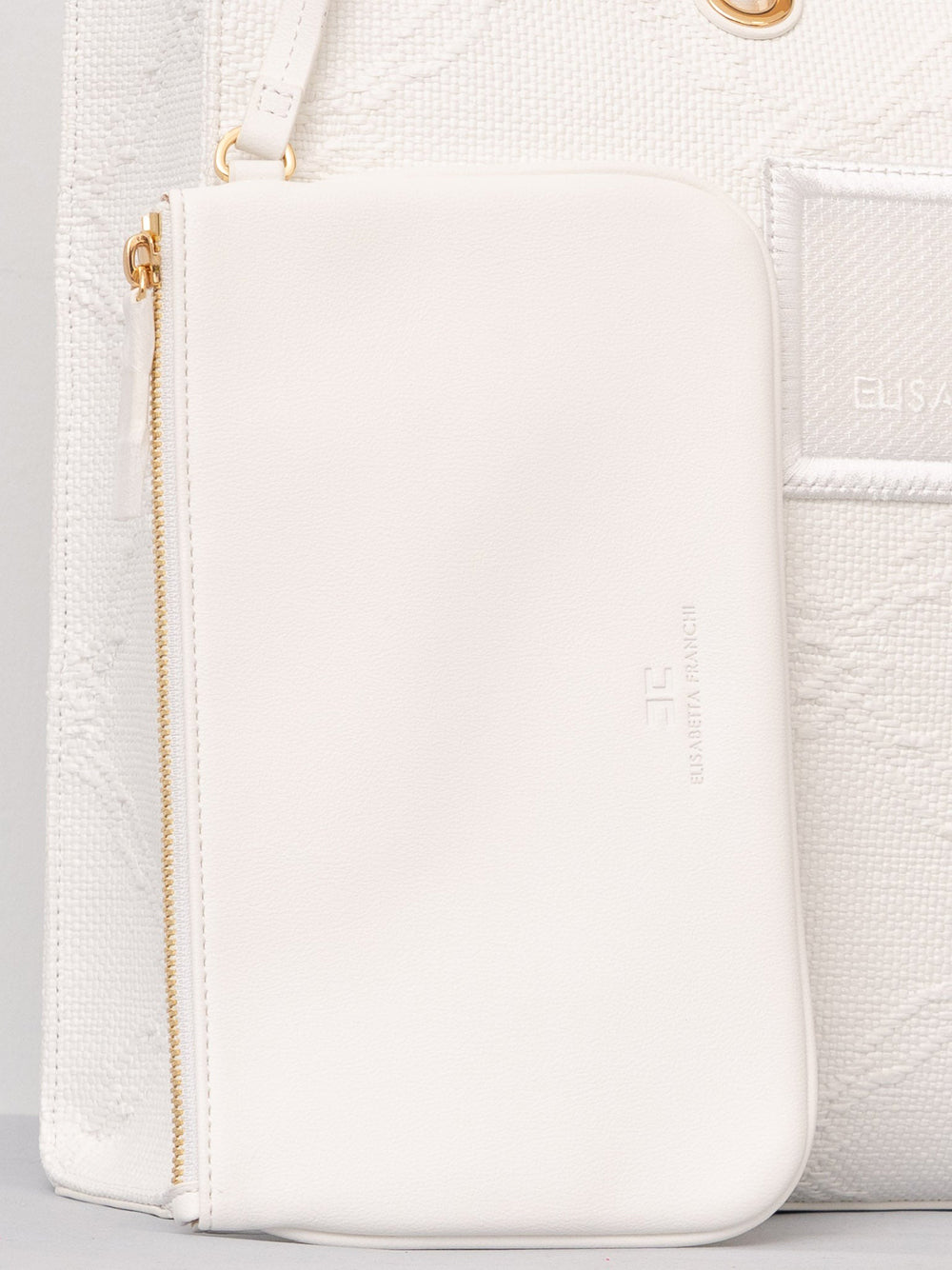 Borsa Shopper Elisabetta Franchi da Donna - Avorio