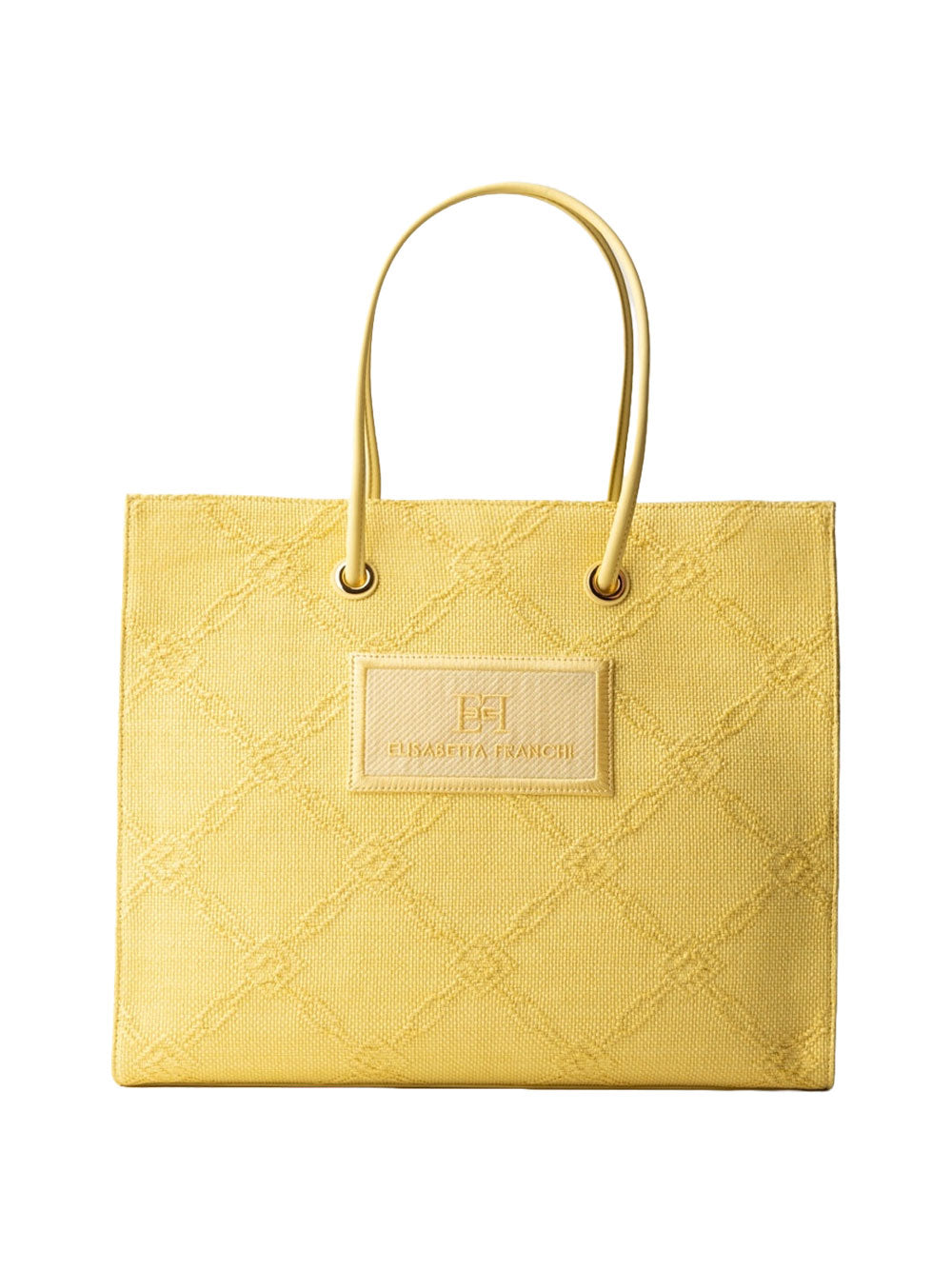 Borsa Shopper Elisabetta Franchi da Donna - Lemonade Giallo