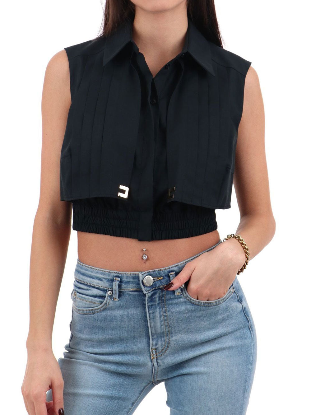 Camicia Elisabetta Franchi da Donna - Nero