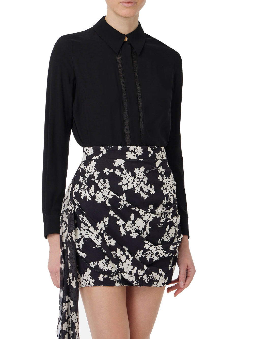 Camicia Casual Elisabetta Franchi da Donna - Nero