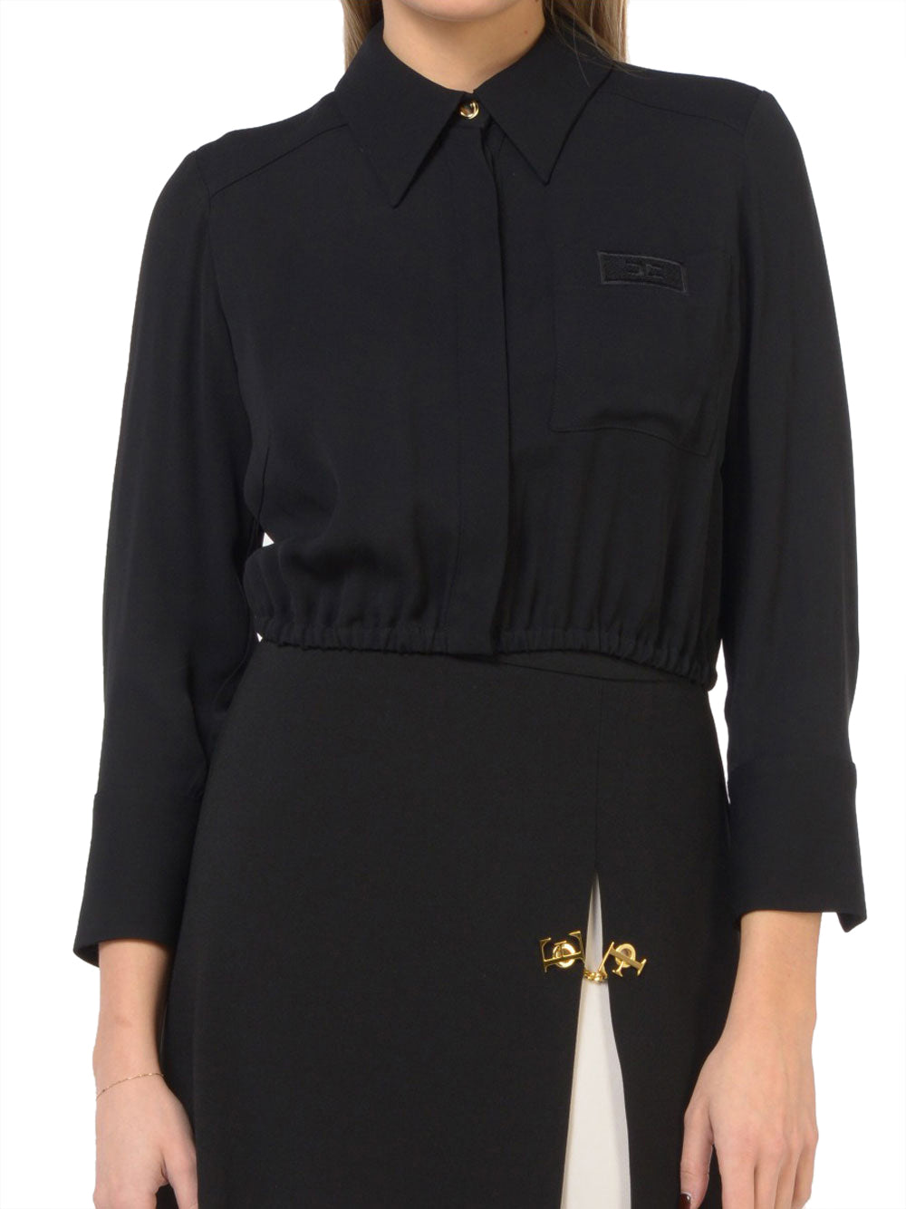 Camicia Casual Elisabetta Franchi da Donna - Nero