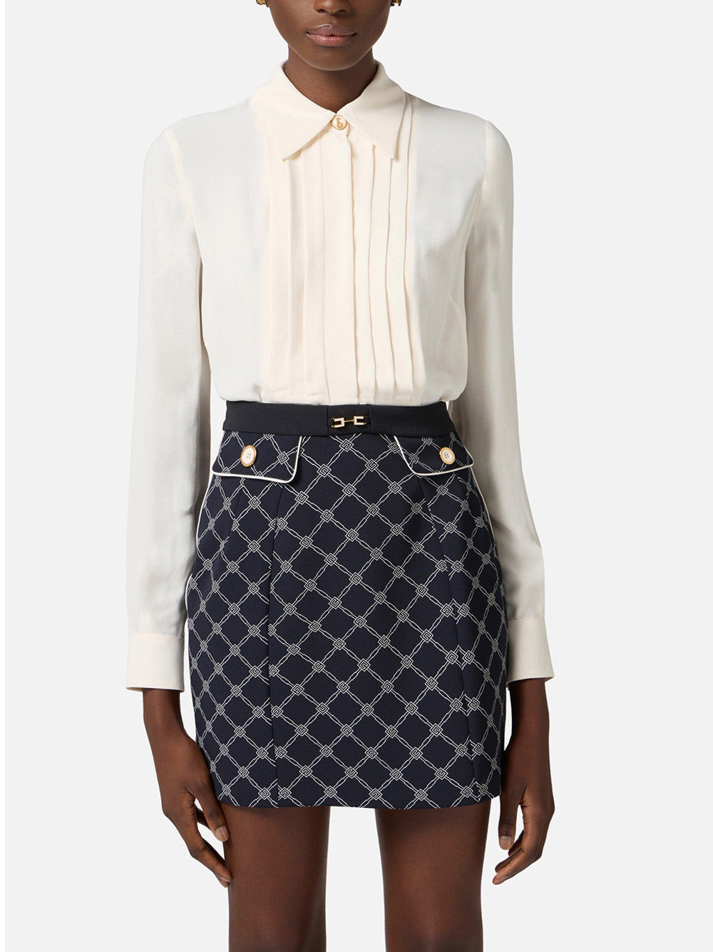 Camicia Elisabetta Franchi da Donna - Avorio