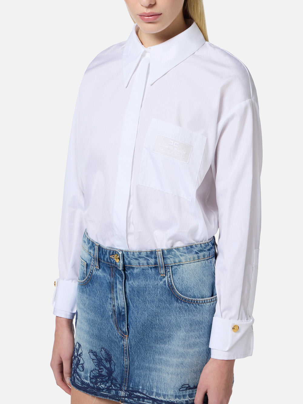 Camicia Elisabetta Franchi da Donna - Bianco