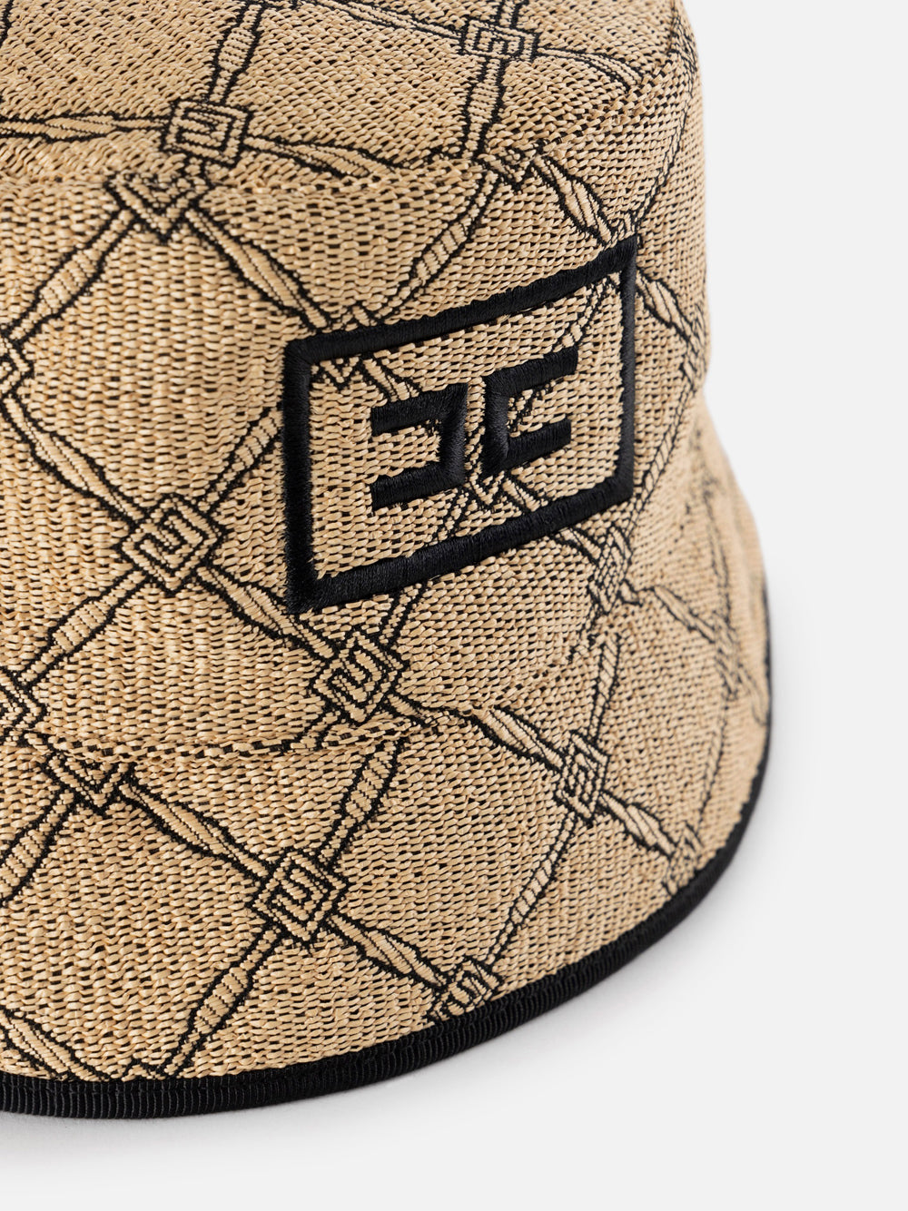 Cappello Bucket Elisabetta Franchi da Donna - Beige