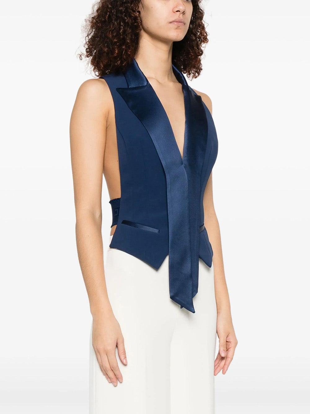 Gilet Elisabetta Franchi da Donna - Blu