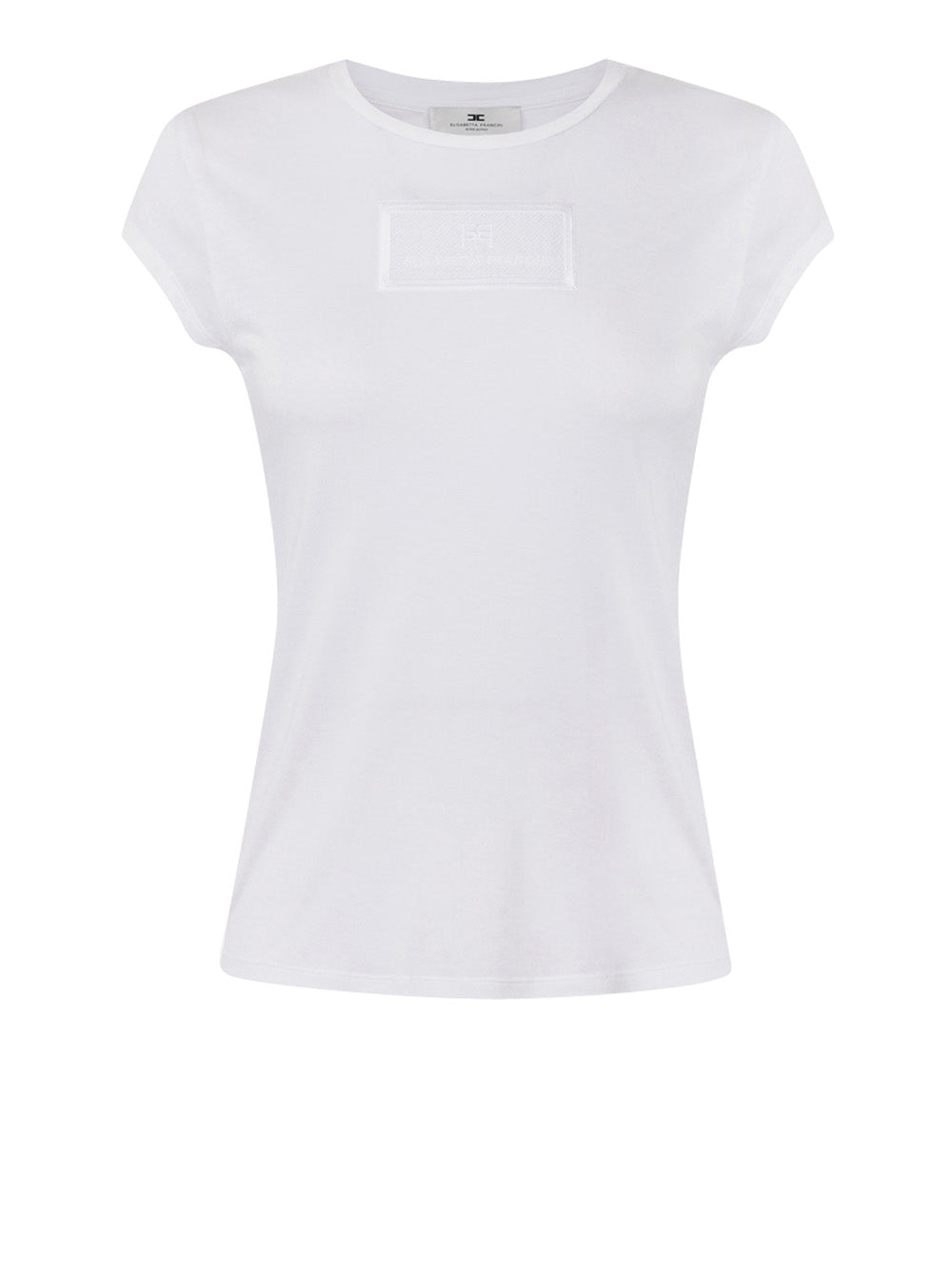 T-shirt Elisabetta Franchi da Donna - Avorio