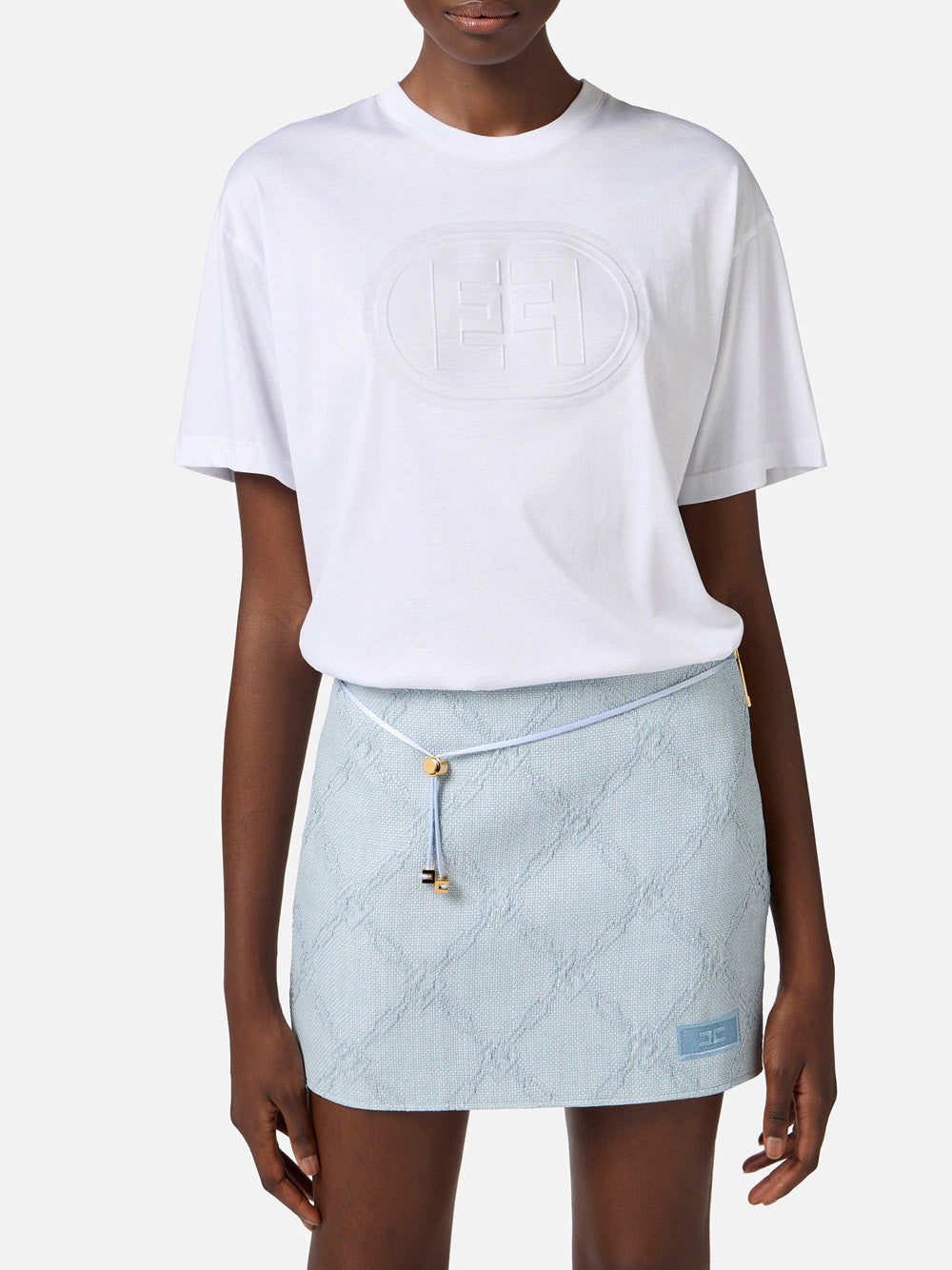 T-shirt Elisabetta Franchi da Donna - Avorio