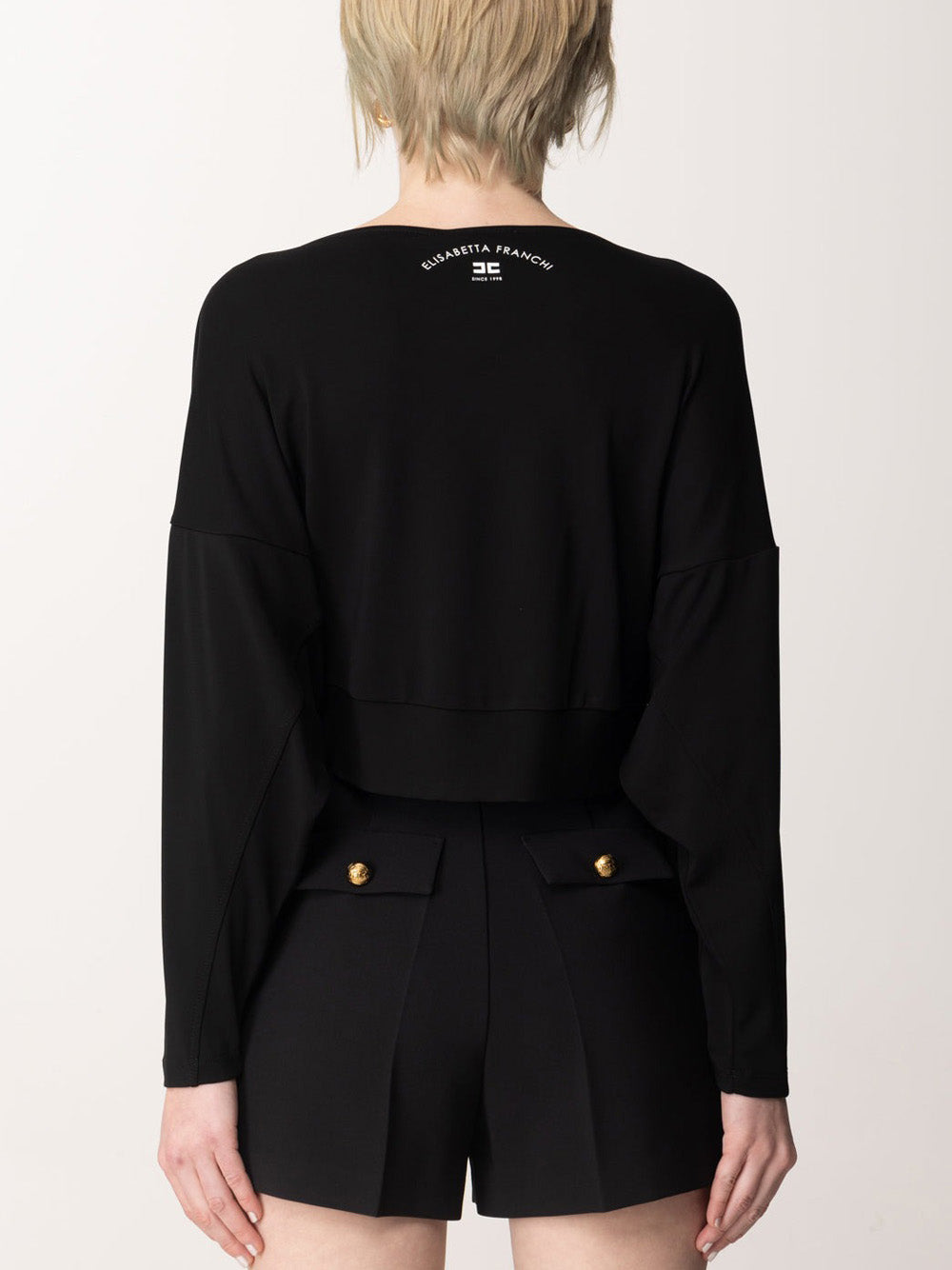 Top Elisabetta Franchi da Donna - Nero