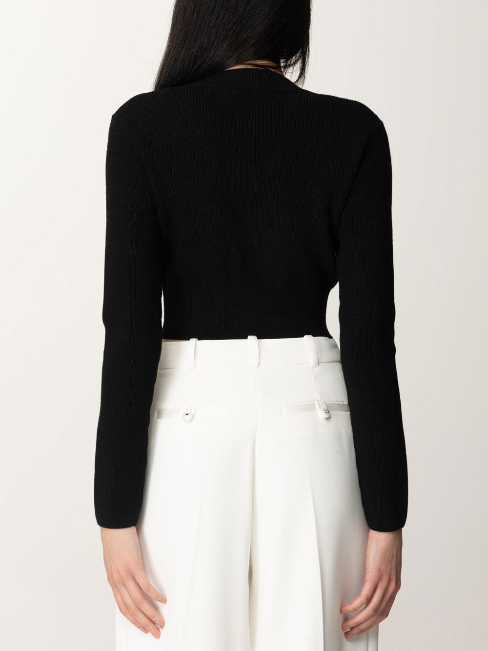 Cardigan Elisabetta Franchi da Donna - Nero