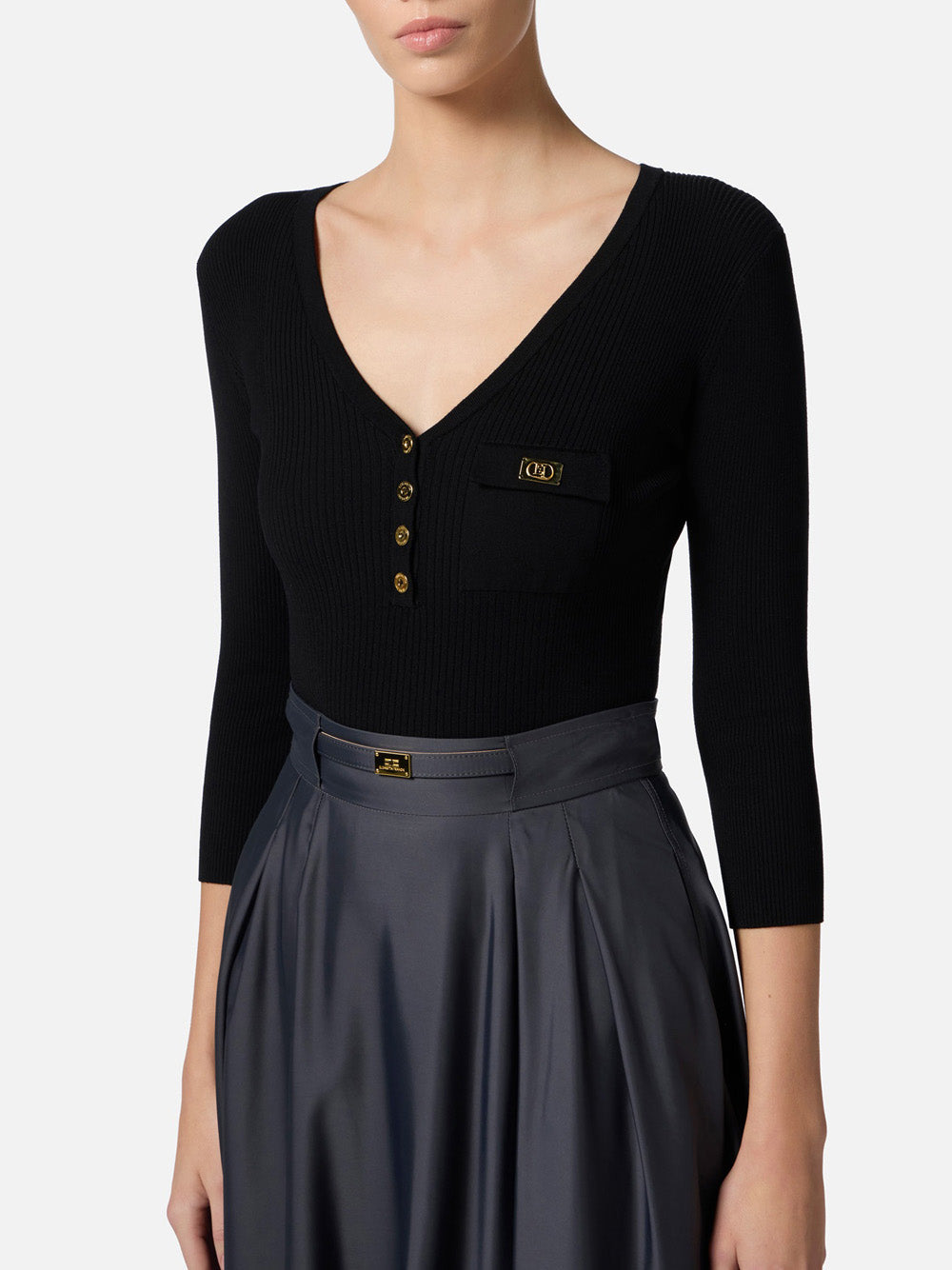 Maglia Elisabetta Franchi da Donna - Nero