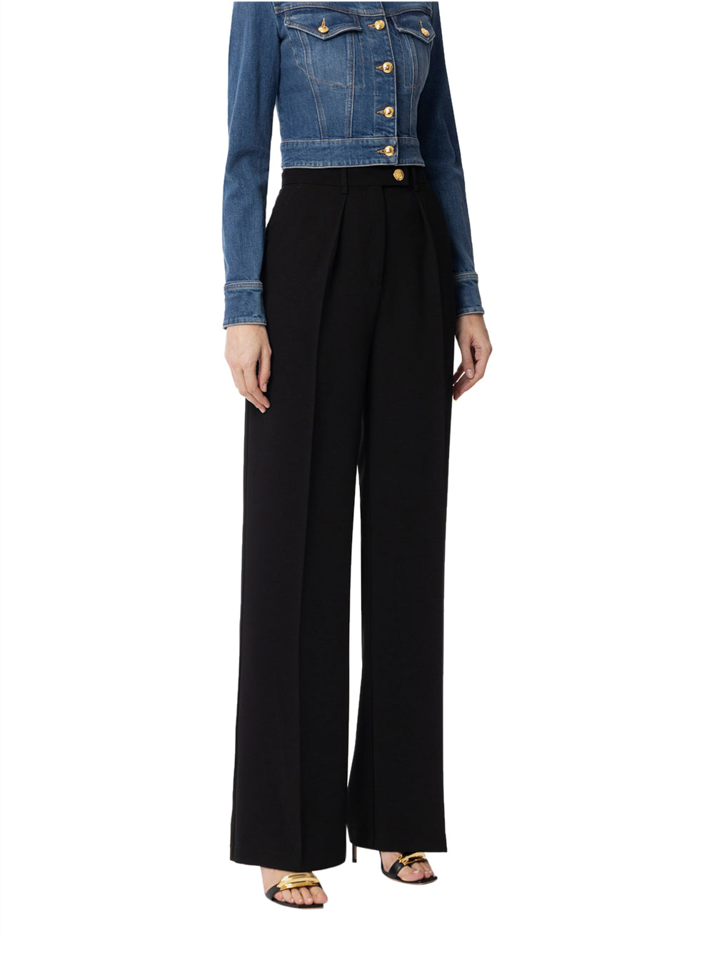 Pantalone Palazzo Elisabetta Franchi da Donna - Nero