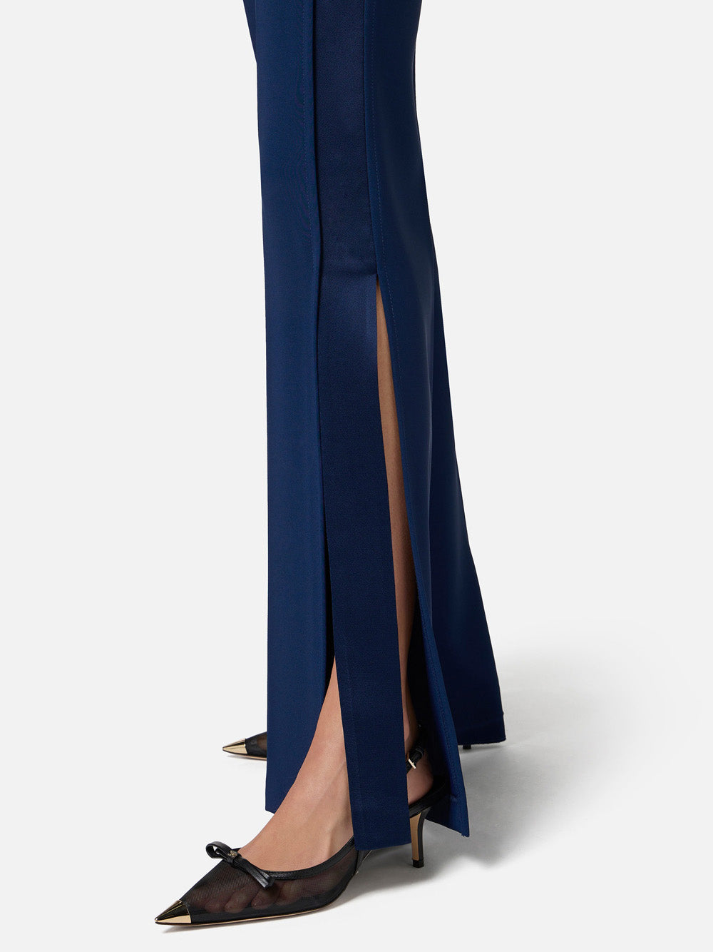 Pantalone Zampa Elisabetta Franchi da Donna - Blu