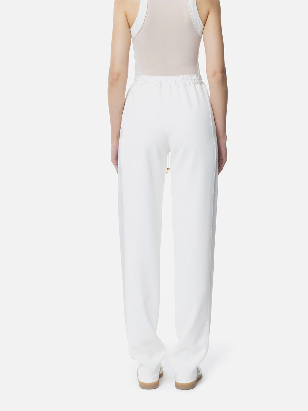 Pantalone Jogger Elisabetta Franchi da Donna - Avorio