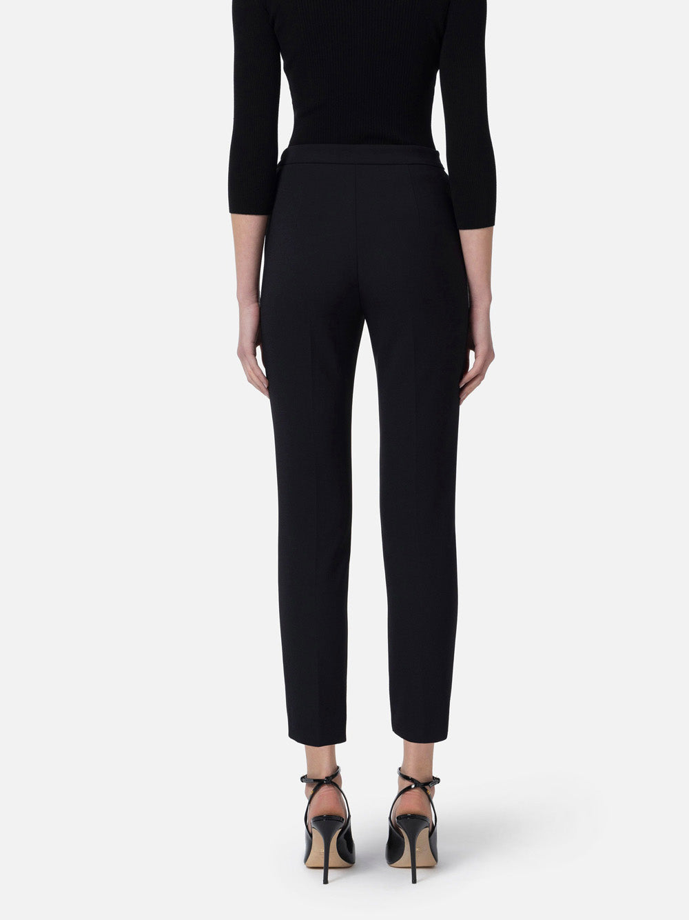 Pantalone Slim Elisabetta Franchi da Donna - Nero