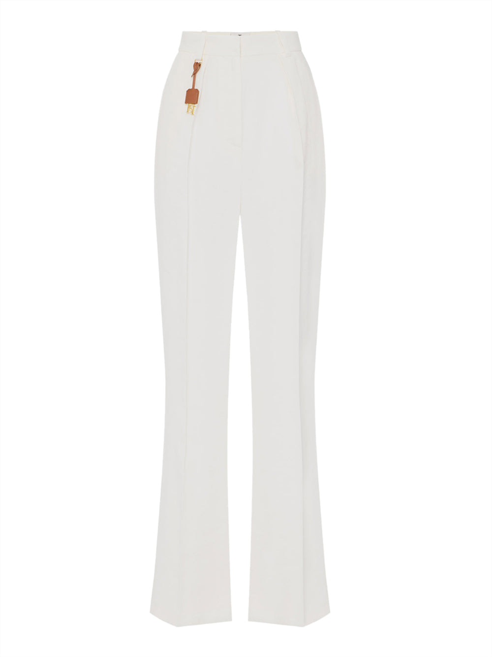 Pantalone Palazzo Elisabetta Franchi da Donna - Avorio